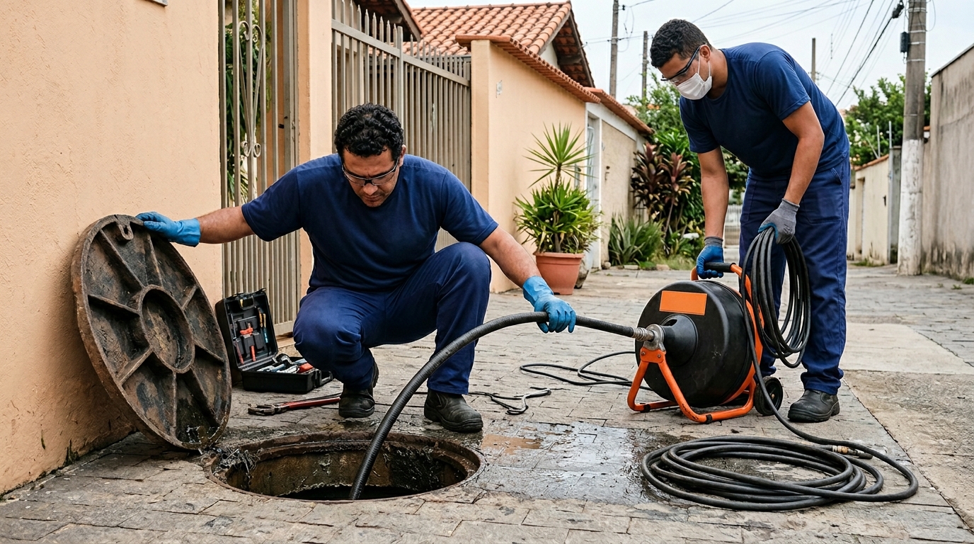 Desentupimento de esgoto perto de mim em Vila Velha-ES