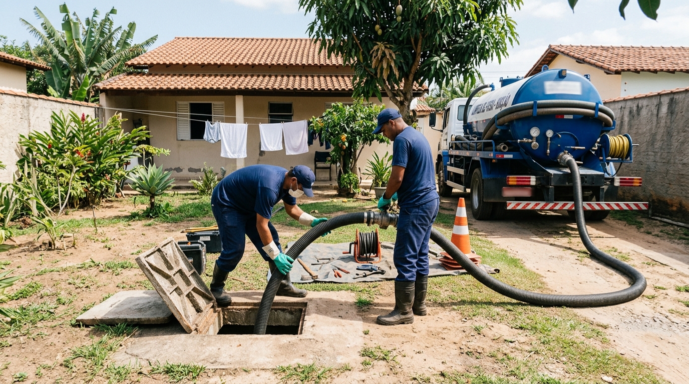 Limpeza de fossa séptica em Vila Velha-ES