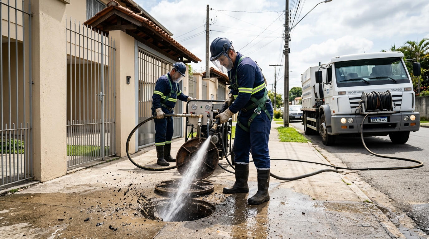 Hidrojateamento em Vila Velha-ES