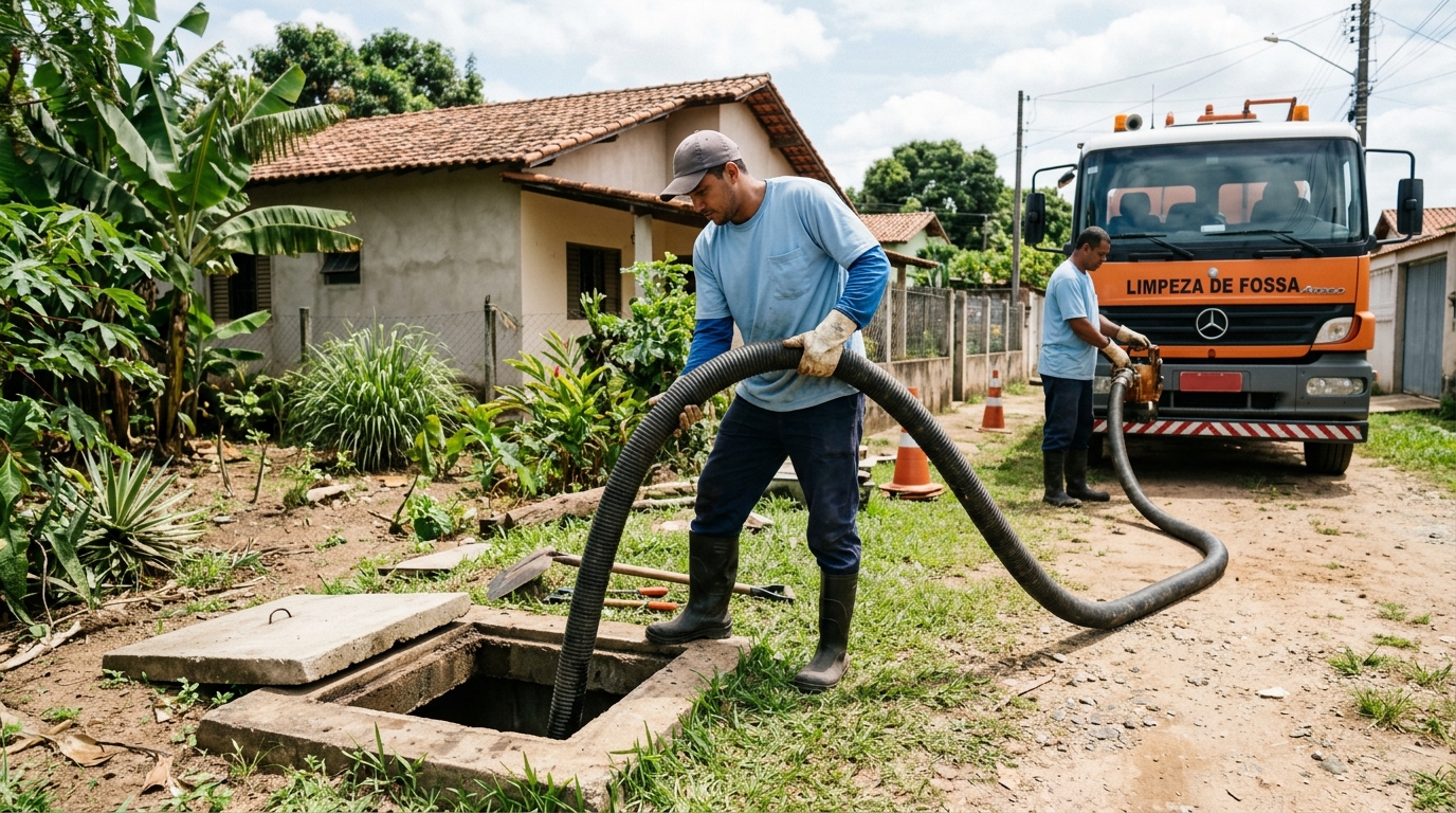 Higienização de fossa residencial em Vila Velha-ES